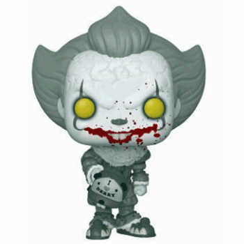 FUNKO POP! - Movie - IT Chapter Two Pennywise With Beaver Hat #830 mit Tee Größe M